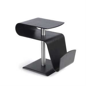 Conform - Timeout sidebord - Fineret sort eg - Mål: H54 x D66 x B35 cm.